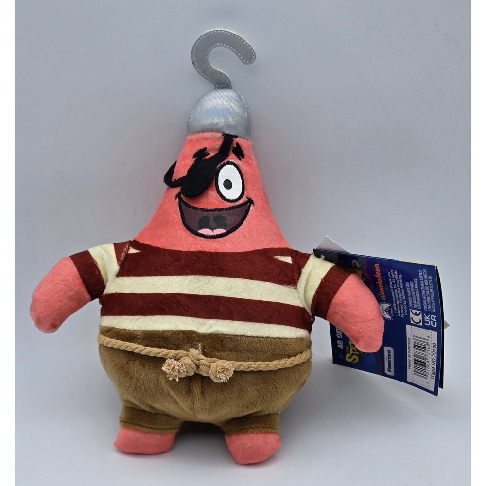 SpongeBob Movie Search for SquarePants Patrick Star Plush Toy 6 Inch New‎